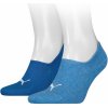 Puma ponožky Footie 2P High Cut modrá