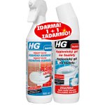 HG Pěnový čistič vodního kamene 3x silnější 500 ml + HG gel na toalety 500 ml – Zbozi.Blesk.cz