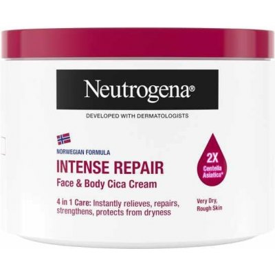 Neutrogena Intense Repair Cica pečující tělový krém pro suchou pokožku 400 ml – Hledejceny.cz