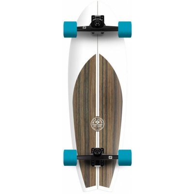 Hydroponic Fish Complete Surfskate (31.5"|Classic 2.0 White / Brown) – Zboží Mobilmania