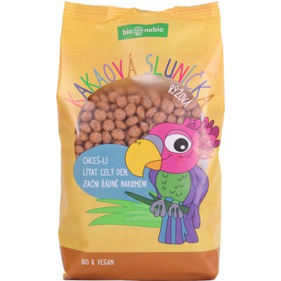 BioNebio Bio kakaová sluníčka rýžová 200 g – Zboží Dáma