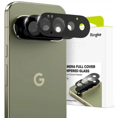 Ochrana fotoaparátu Ringke Camera Full Cover, balení 2 ks, Google Pixel 11 Pro, černá – Zboží Živě
