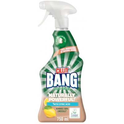 Cillit Bang Naturally Powerful odmašťovací čisticí prostředek 750 ml rozprašovač – Zboží Dáma