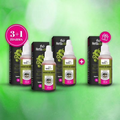 Herbavis SET 3+1 Sangre de drago 30 ml – Hledejceny.cz