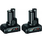 Bosch 2 x GBA 12V 4Ah Li-ion 1600Z00045 – Zboží Mobilmania