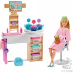 Barbie Salón krásy Herní set s blondýnkou – Zboží Mobilmania