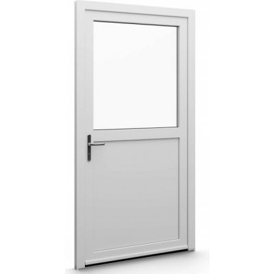 Aluplast jednokřídlové hlavní vchodové dveře zlatý dub/bílá 04 Pravé 90 x 200 cm – Hledejceny.cz