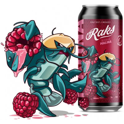 Raks Limonáda malina 0,5 l – Zboží Dáma