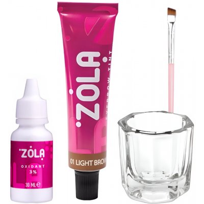Zola henna na obočí 02 Light brown světle hnědá 5 g – Zboží Mobilmania