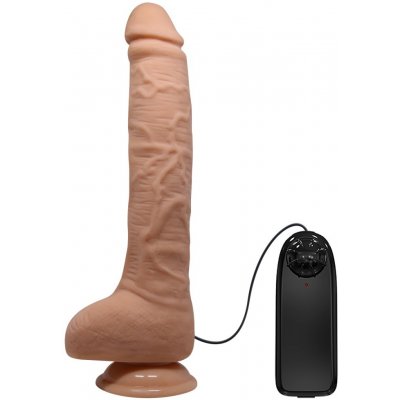 Pretty Love Beautiful Dick Realistic Vibrating Dildo 28cm Nude – Zboží Dáma