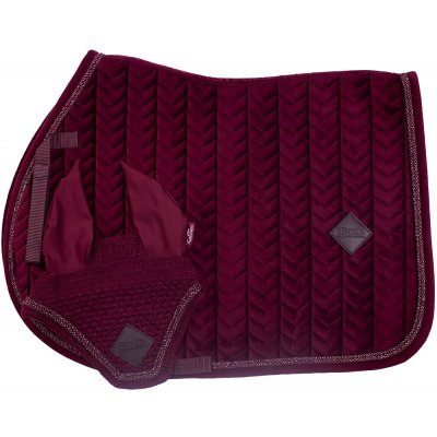 KENTAUR Set podsedlová dečka a čabraka 40598 bordó – Zboží Mobilmania