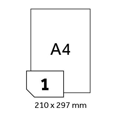 Smart Line Print etikety A4 210 x 297 mm - 100 ks – Zboží Dáma