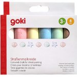 GOKI Chodníkové křídy velké kulaté 6ks – Zboží Dáma