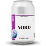 Nord hard seltzer borůvka máta 4% 0,33 l (holá láhev) – Sleviste.cz