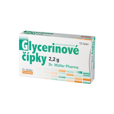 Dr. Müller Glycerinové čípky 2,2 g 12 ks – Zbozi.Blesk.cz