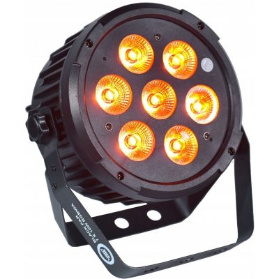 Light4me Black PAR 7x10W RGBWA LED – Zboží Mobilmania