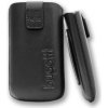 Pouzdro a kryt na mobilní telefon Pouzdro bugatti SlimCase kůže M 7,3cm x 12,2 cm černé