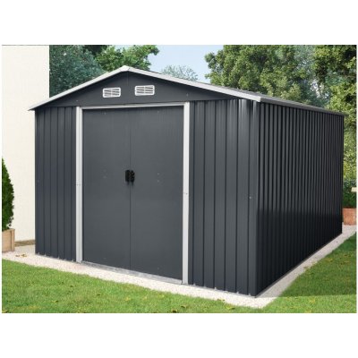 BestBerg ZDB-9A 9 m² 279 x 324 x 211 cm šedá – Zboží Dáma