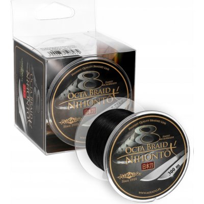Mikado Šňůra Nihonto Octa Braid Black 300m 0,14mm 10,15kg – Zbozi.Blesk.cz