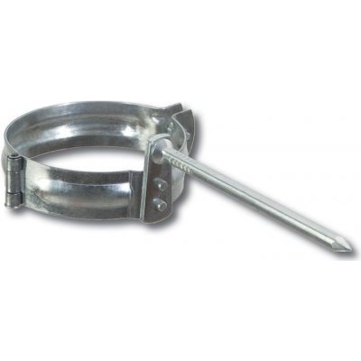 Evromat Objímka svodu s trnem pozinkovaná 120 mm Délka 150 mm – Zboží Mobilmania