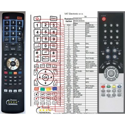 Dálkový ovladač General Samsung BN59-00471A – Hledejceny.cz