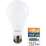 McLED LED žárovka E27 15W 100W neutrální bílá 4000K – Zbozi.Blesk.cz