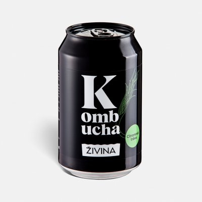 Živina Kombucha Citronová tráva 330 ml – Zboží Dáma