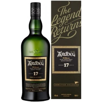 Whisky Ardbeg 17y 40% 0,7 l (karton) – Zboží Dáma