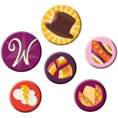 ABYstyle Sada placek Willy Wonka – Zboží Dáma