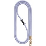 Luxusní šňůrka na mobil TopQ Royal Cord Gold světle fialová 8 mm 128874 – Hledejceny.cz