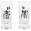 Sklenice Albi Můj Bar Panáky sada Do jedné nohy/do druhé nohy 2 x 50 ml