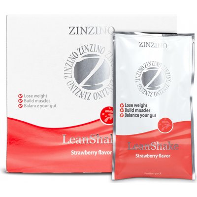 Zinzino LeanShake jahoda 16 x 30 g – Hledejceny.cz