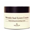 Přípravek na vrásky a stárnoucí pleť The Skin House Wrinkle Snail System Cream proti vráskám se šnečím slizem 50 ml