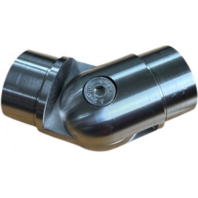 Nerezová spojka madla zábradlí, pr.42,4 mm, ohyb 0°- 180°, – Zboží Mobilmania