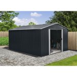 Riwall PRO RMSA 12x10 Anthracite 3 x 3,7 m se sedlovou střechou antracit – Sleviste.cz