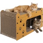 Purlov Škrabadlo dvoupatrový dům 29 x 55 x 29 cm – Hledejceny.cz