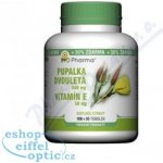 Bio-Pharma Pupalka dvouletá 500 mg Vitamin E 50 mg 100+30 tobolek – Hledejceny.cz