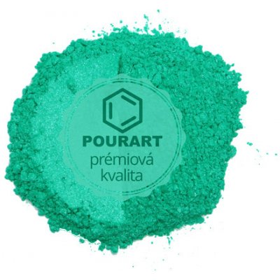 PourArt Metalický prášek DK436 Pearl Aquamarine Green 10 g – Zboží Mobilmania