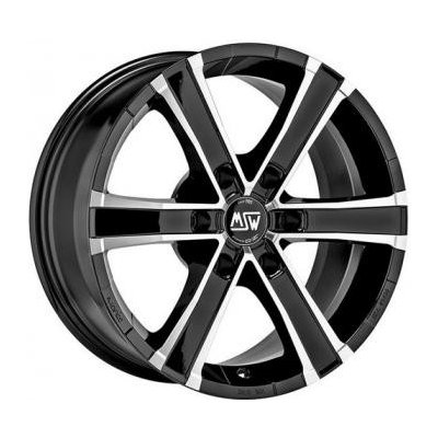 MSW sahara 6 black polished 8x17 6x139,7 ET35 | Zboží Auto