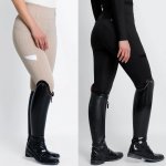 Maximilian Equestrian Tech Jeggings Full Grip dámské černá – Zboží Dáma