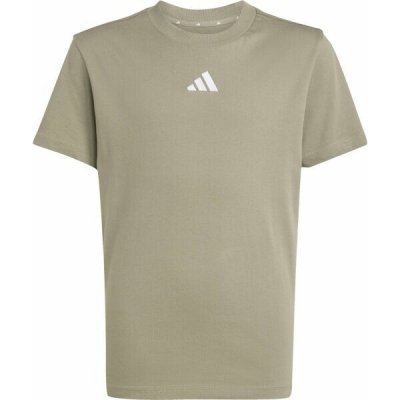 adidas Small Logo T-shirt khaki – Zboží Dáma