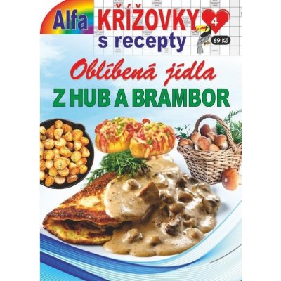 Křížovky s recepty 4/2023 - Jídla z hub a brambor – Hledejceny.cz