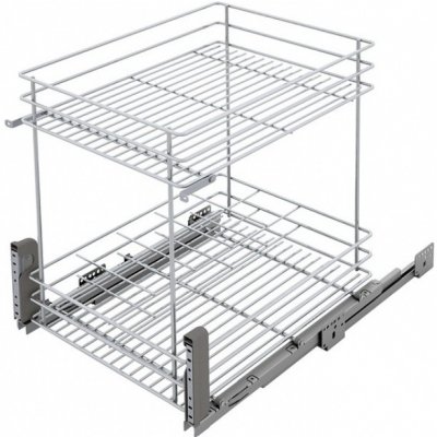 SIGE 004G koš plnovýsuvný soft dolní 600/500 2 patra chrom – Zbozi.Blesk.cz