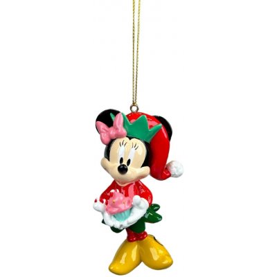 Disney Vánoční ozdoba Mickey&Friends Minnie s Cupcakem 9 cm – Hledejceny.cz