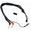 Kabel a konektor pro RC modely Ultimate Racing 2S černý nabíjecí kabel G4/G5 v černé ochranné punčoše dlouhý XT60 3-pin XH 30 cm