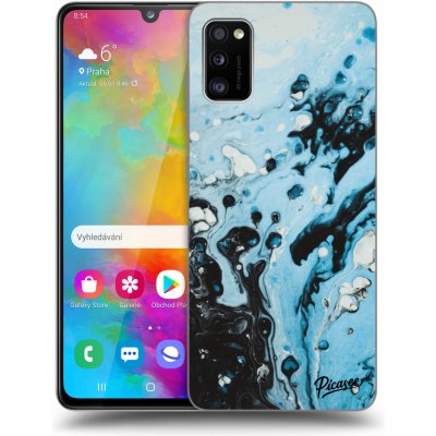 Pouzdro Picasee silikonové Samsung Galaxy A41 A415F - Organic blue černé – Zbozi.Blesk.cz