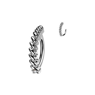 Šperky4U piercing do pupíku s ozdobným štítem WP0091 – Zboží Dáma