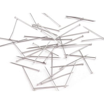 Celokovové špendlíky délka 27 mm Varianta: nikl, Balení: 1 krab. – Hledejceny.cz