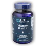 Life Extension Vitamins D & K 60 kapslí – Hledejceny.cz