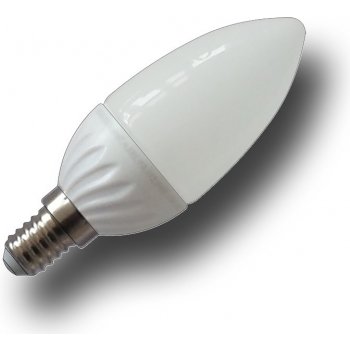 V-tac LED žárovka 4W E14 svíčka teplá bílá